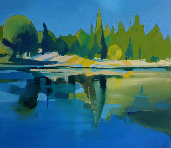Freydiéres 2022 huile 60×60